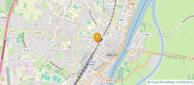 localisation de l'entreprise MACON BUREAU à MACON