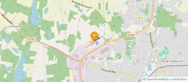 localisation de l'entreprise MACON DIFFUSION  BEAUREGARD-VENDON