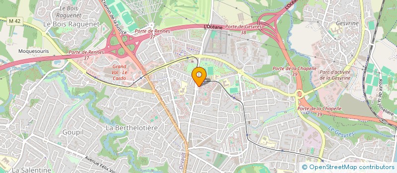 localisation de l'entreprise MACON FAVORIT CONSTRUCTION à NANTES