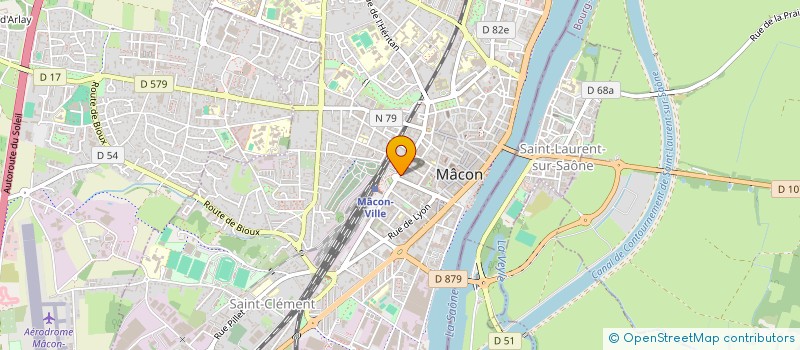localisation de l'entreprise MACON HOTEL INVEST à MACON