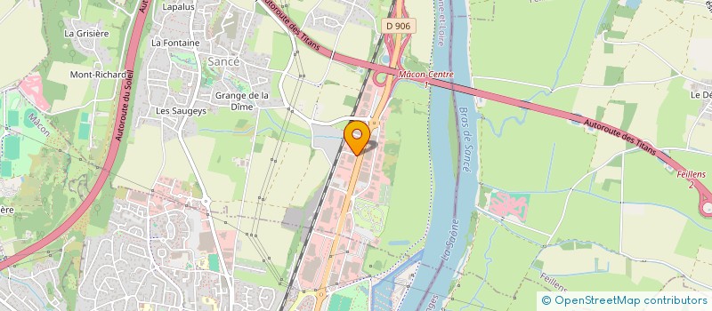 localisation de l'entreprise MACON NORD AUTOMOBILES  SANCE