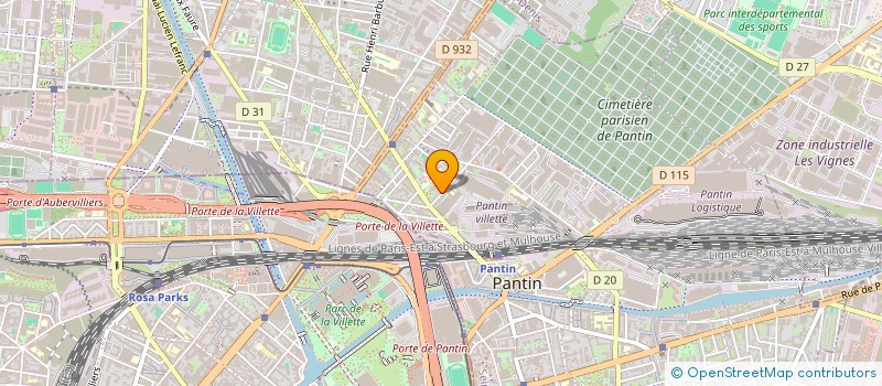 localisation de l'entreprise MACON PARISIEN à PANTIN