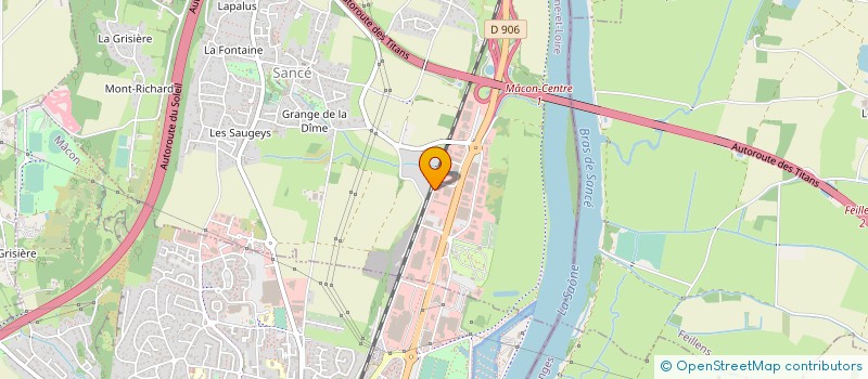 localisation de l'entreprise MACON PROJETS INDUSTRIELS INNOVATIONS à SANCE