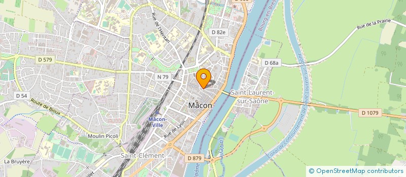 localisation de l'entreprise MACON TENDANCE à MACON