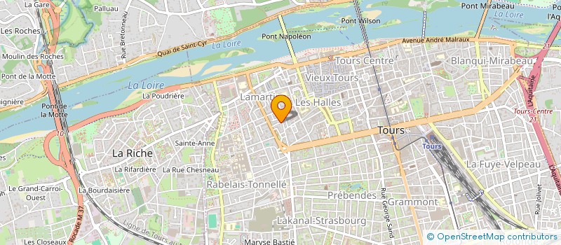 localisation de l'entreprise MACONBEBA  TOURS