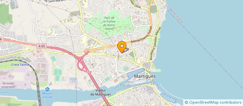 localisation de l'entreprise MACONNERIE 13  MARTIGUES