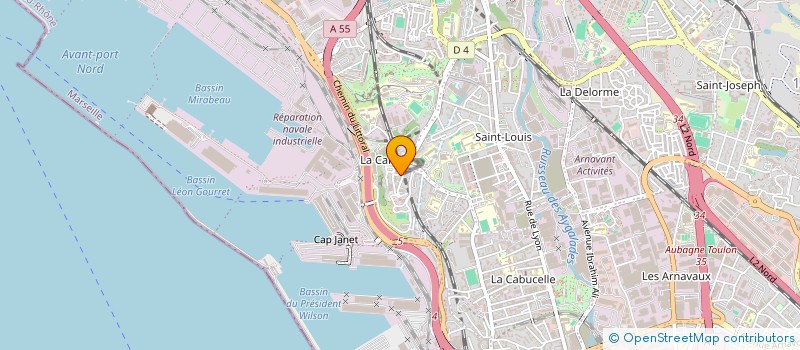 localisation de l'entreprise MACONNERIE AGM à MARSEILLE