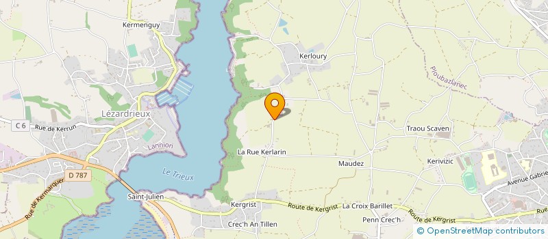 localisation de l'entreprise MACONNERIE ALLAIR à PAIMPOL