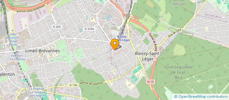 localisation de l'entreprise MACONNERIE AMENAGEMENT RENOVATION ET SERVICES à BOISSY-SAINT-LEGER