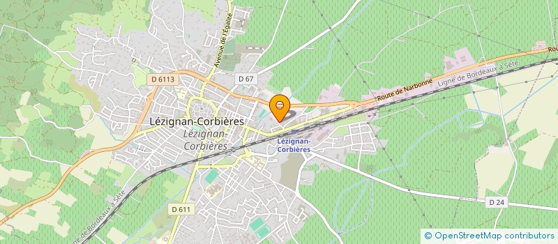localisation de l'entreprise MACONNERIE ANDRE BOILS à LEZIGNAN-CORBIERES