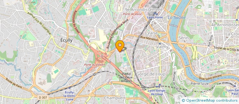 localisation de l'entreprise MACONNERIE ARL  LYON