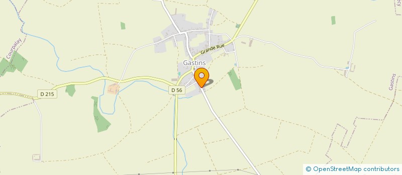 localisation de l'entreprise MACONNERIE ARTISANALE DE LA BRIE  GASTINS