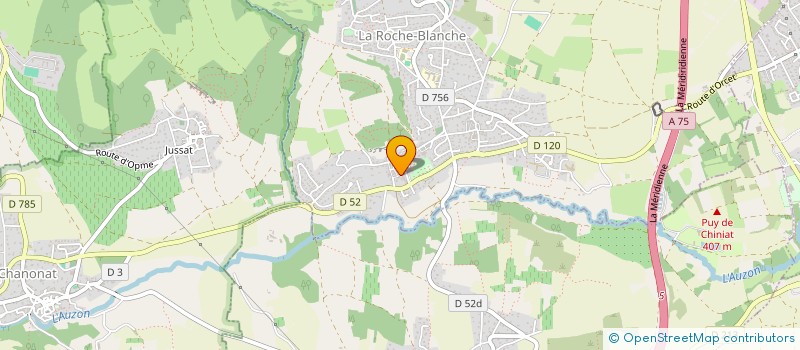 localisation de l'entreprise MACONNERIE AUGUSTO à LA ROCHE-BLANCHE