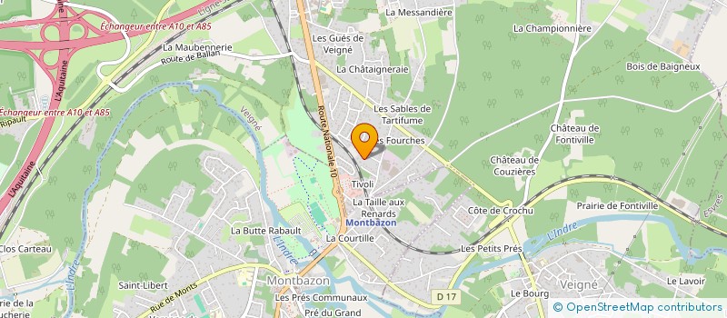 localisation de l'entreprise MACONNERIE AVENIR  VEIGNE