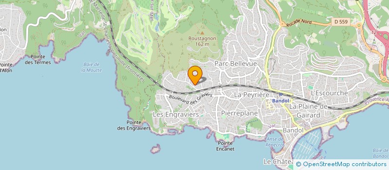 localisation de l'entreprise MACONNERIE BANDOLAISE  BANDOL