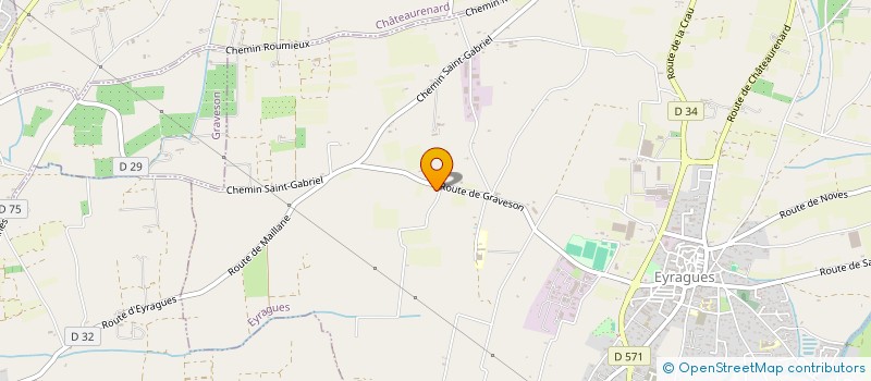 localisation de l'entreprise MACONNERIE BARTHELEMY  EYRAGUES