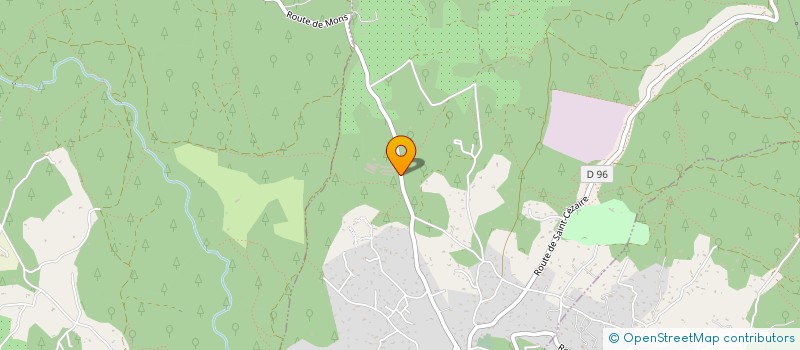 localisation de l'entreprise MACONNERIE BIAGINI  CALLIAN