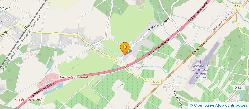 localisation de l'entreprise MACONNERIE BICHOT  SAINT-DENIS-DE-PILE