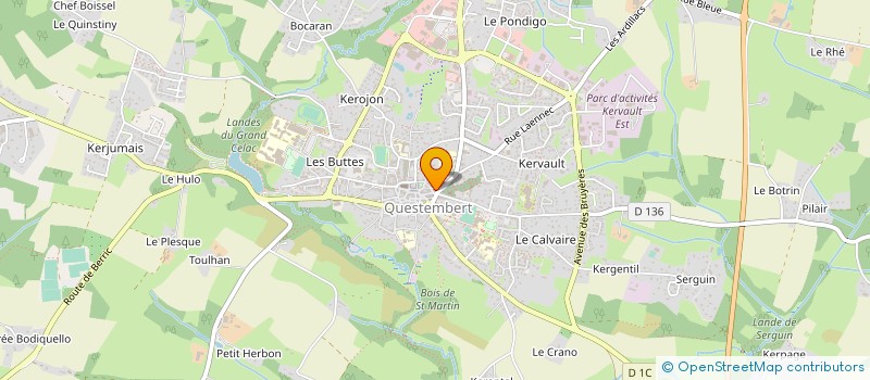 localisation de l'entreprise MACONNERIE BOCHER à LARRE