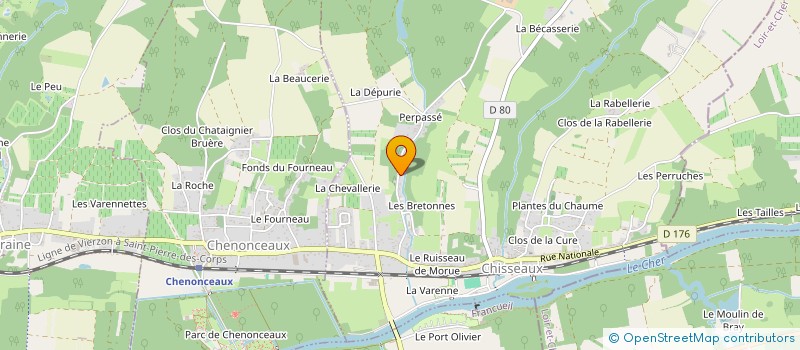 localisation de l'entreprise MACONNERIE BONTEMPS  CHISSEAUX