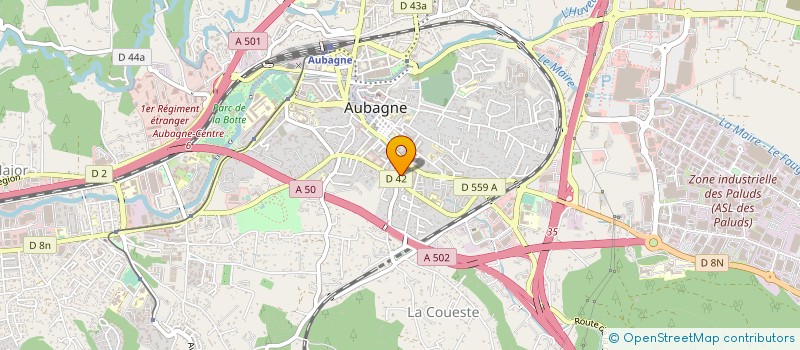 localisation de l'entreprise MACONNERIE BORDENAVE à AUBAGNE
