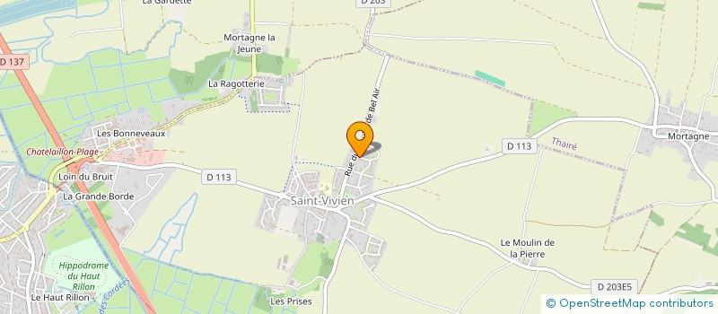 localisation de l'entreprise MACONNERIE CABRAL  SAINT-VIVIEN