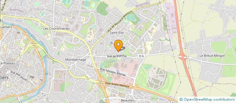 localisation de l'entreprise MACONNERIE CAGLAYAN BATIMENT à POITIERS