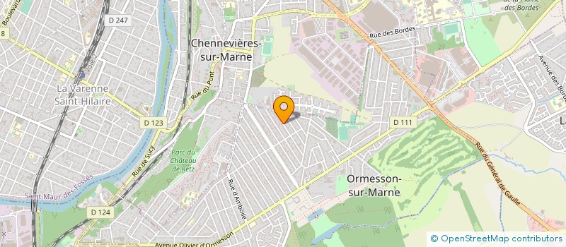 localisation de l'entreprise MACONNERIE CARRELAGE AGOSTINHO  ORMESSON-SUR-MARNE