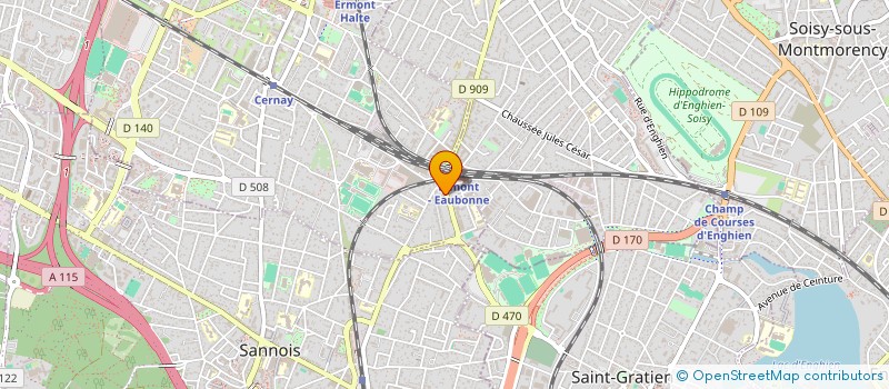 localisation de l'entreprise MACONNERIE CARRELAGE ISOLATION  ERMONT