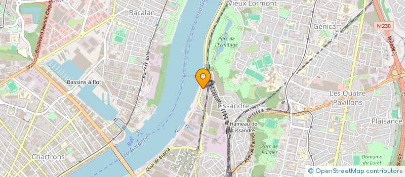 localisation de l'entreprise MACONNERIE CARRELAGE PLATRERIE  BORDEAUX