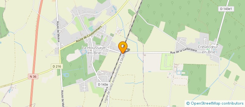 localisation de l'entreprise MACONNERIE CARRELAGES ET AUTRES  LA HOUSSAYE-EN-BRIE