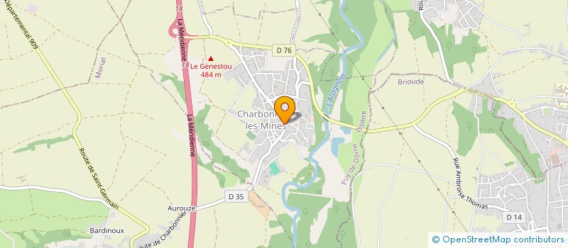 localisation de l'entreprise MACONNERIE CARVALHO  CHARBONNIER-LES-MINES