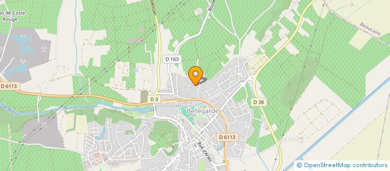 localisation de l'entreprise MACONNERIE CATALA à BELLEGARDE