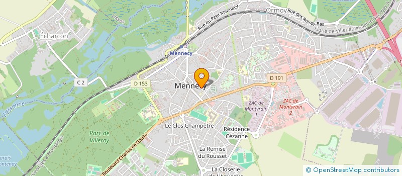 localisation de l'entreprise MACONNERIE CAVADAS TP à MENNECY