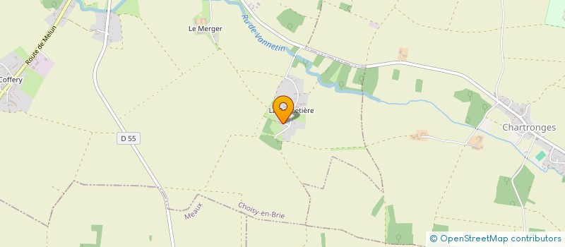 localisation de l'entreprise MACONNERIE CENDRIER  CHOISY-EN-BRIE