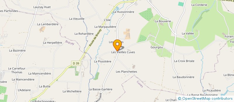 localisation de l'entreprise MACONNERIE CHALENDE  SAINT-LAURENT-DE-CUVES