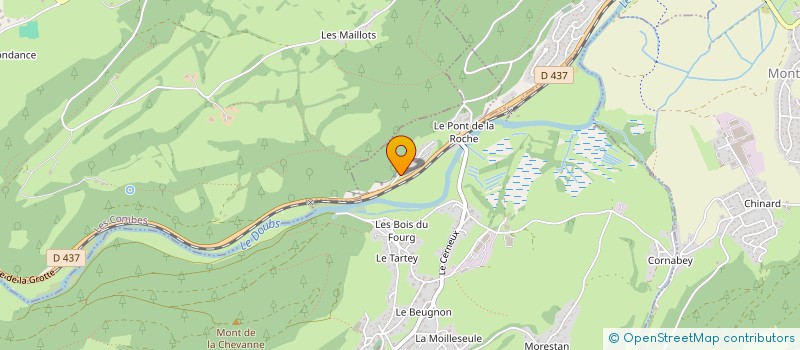 localisation de l'entreprise MACONNERIE CLOVISSON  GRAND'COMBE-CHATELEU