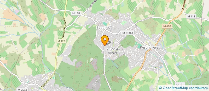 localisation de l'entreprise MACONNERIE CONCEPT à BEAULIEU