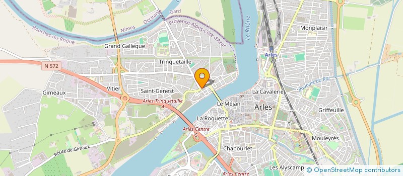 localisation de l'entreprise MACONNERIE CONSTRUCTION BATIMENT SARL  ARLES