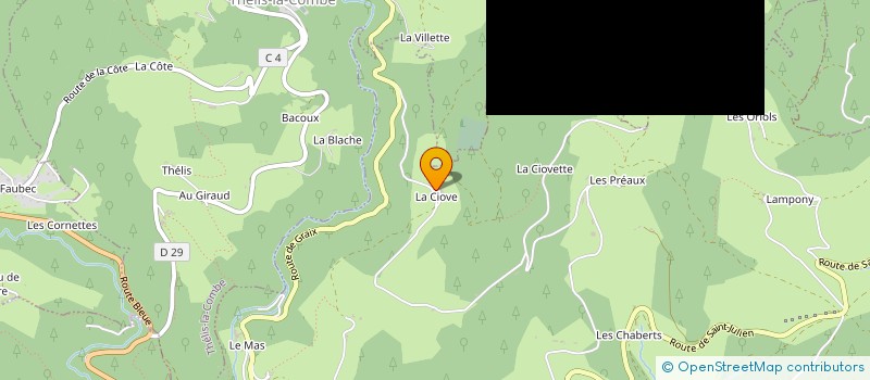 localisation de l'entreprise MACONNERIE CONSTRUCTION GIRODET  BOURG-ARGENTAL