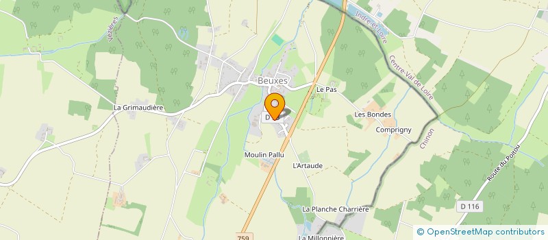 localisation de l'entreprise MACONNERIE CONSTRUCTION RENOVATION  BEUXES