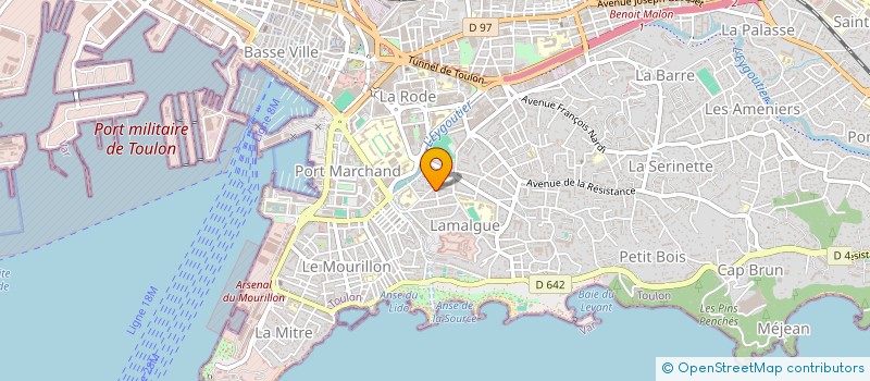 localisation de l'entreprise MACONNERIE CONSTRUCTION RENOVATION  TOULON