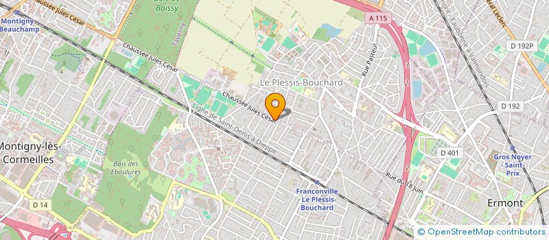 localisation de l'entreprise MACONNERIE CONSTRUCTION RENOVATION (MCR)  LE PLESSIS-BOUCHARD