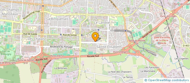 localisation de l'entreprise MACONNERIE CONSTRUCTIONS OUEST  RENNES