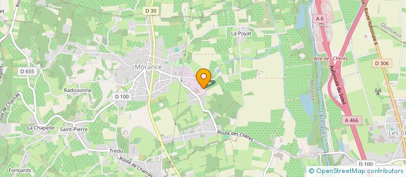 localisation de l'entreprise MACONNERIE CONTET  MORANCE