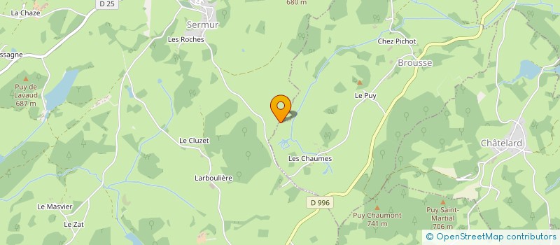 localisation de l'entreprise MACONNERIE COUTEL RODOLPHE  BROUSSE