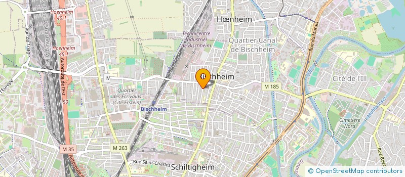 localisation de l'entreprise MACONNERIE CREPISSAGE SGRO MUNSCH  BISCHHEIM