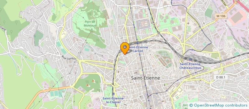 localisation de l'entreprise MACONNERIE D'ART DE VIVRE à SAINT-ETIENNE