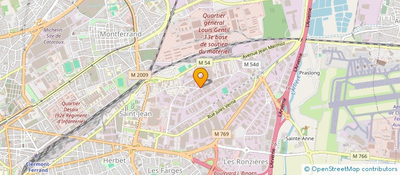 localisation de l'entreprise MACONNERIE D'AUVERGNE  CLERMONT-FERRAND