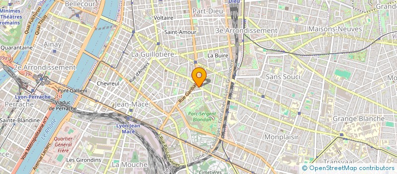 localisation de l'entreprise MACONNERIE DALLAGE RUSSO  LYON